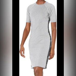 DKNY Side Logo Shortsleeved T-Shirt Sport Dress| Cotton| XL Grey